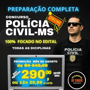Preparatório para a Polícia Civil do Mato Grosso do Sul