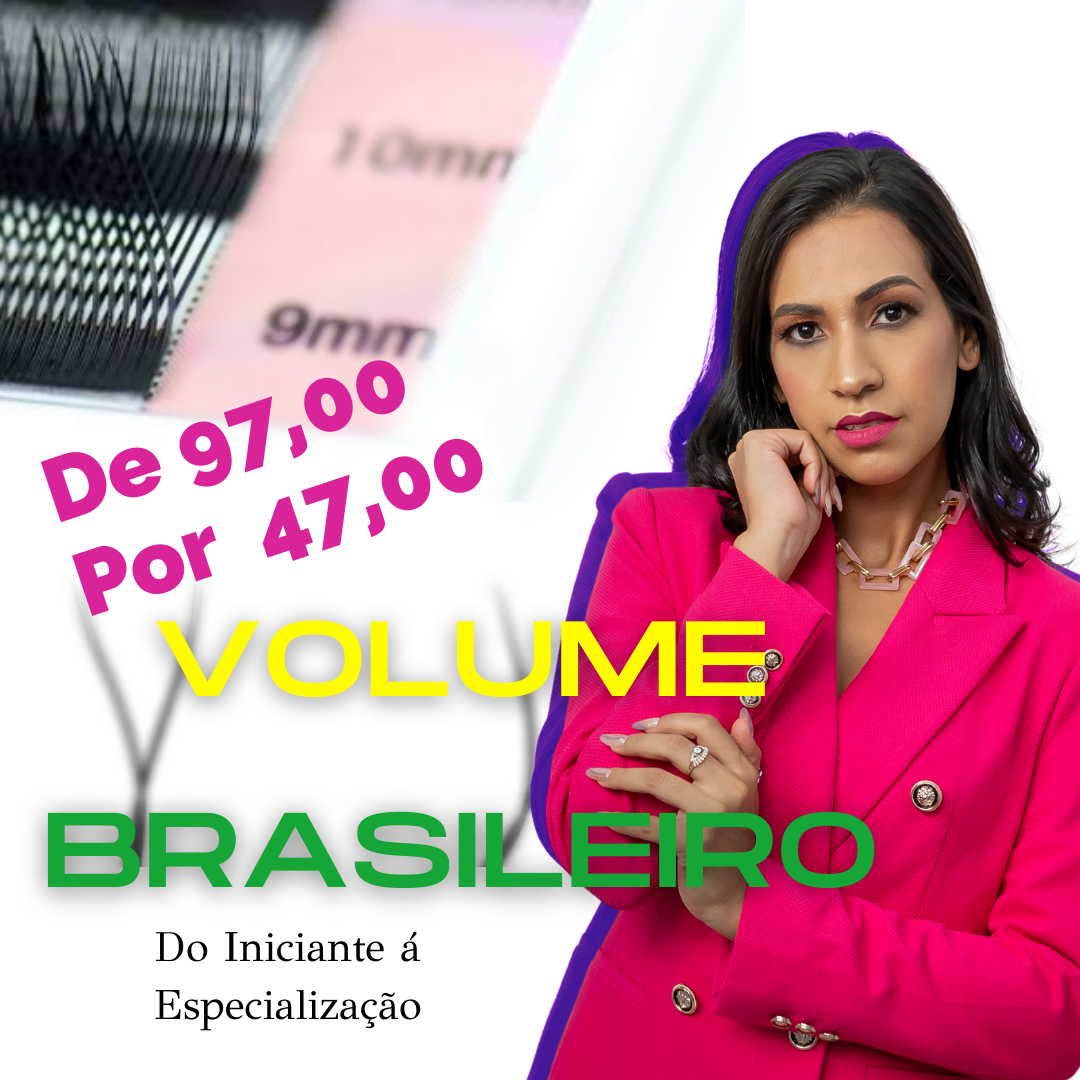 Volume Brasileiro 5 técnicas Fran e Cilios