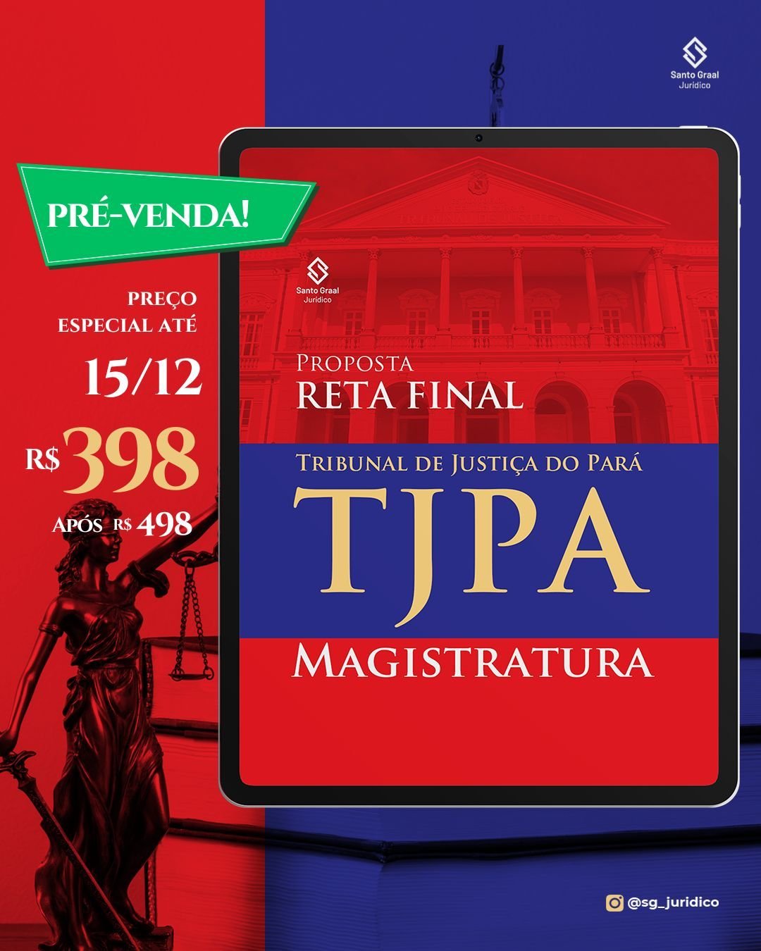 TJPA 2026 | Reta Final Método SG - PRÉ-VENDA - Santo Graal Jurídico