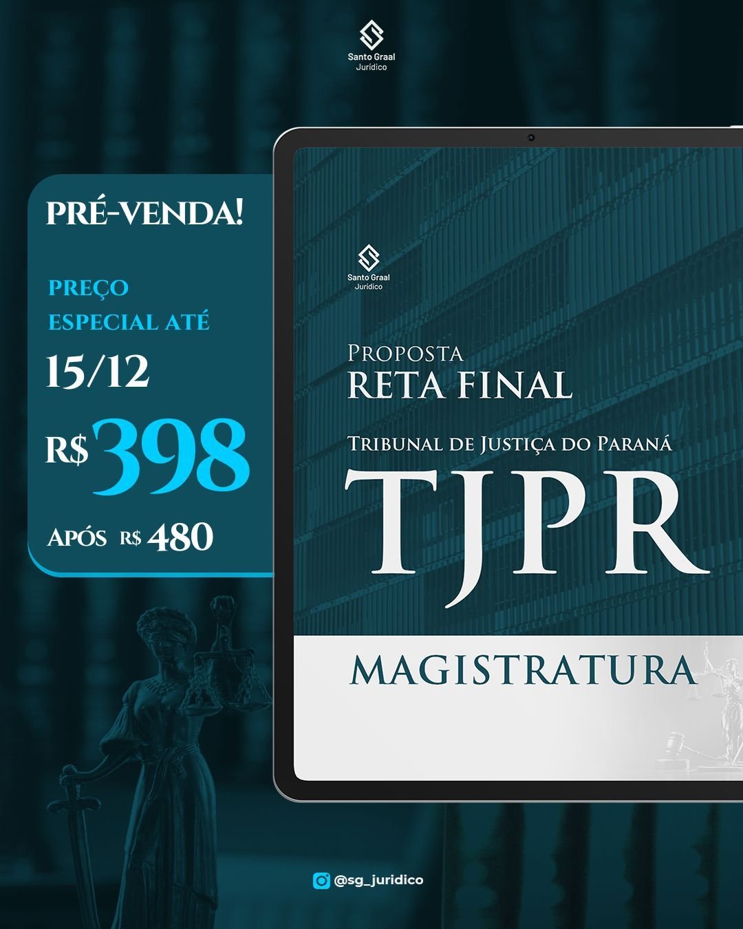TJPR 2026 | Reta Final Método SG - PRÉ-VENDA